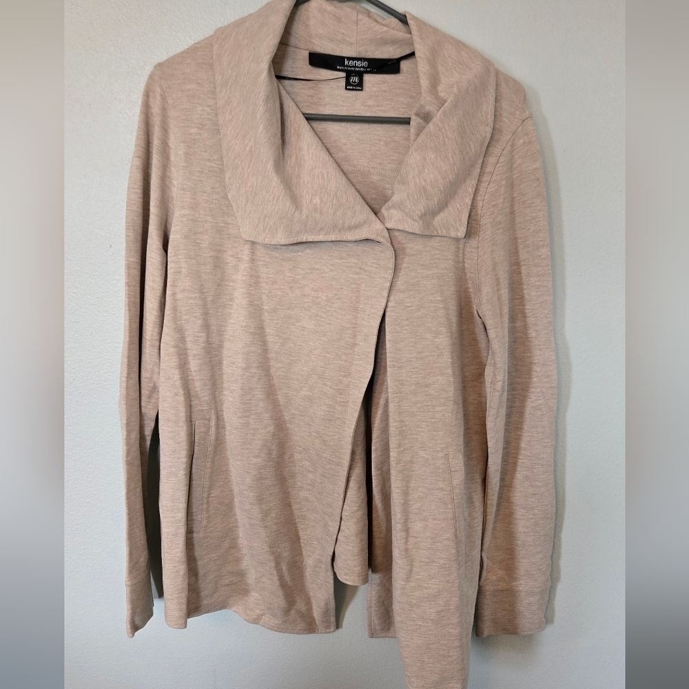 Kensie Beige Jacket Size Medium